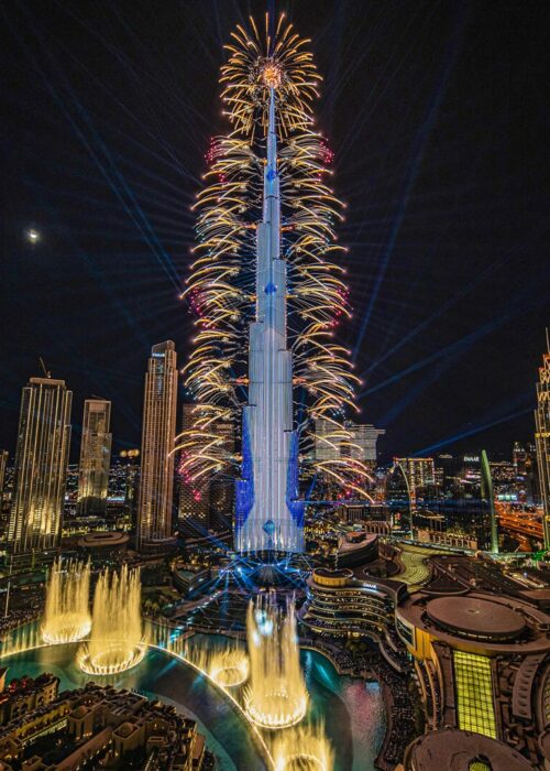 Emaar's New Year's Eve Extravaganza at the Burj Khalifa. Credit: Emaar